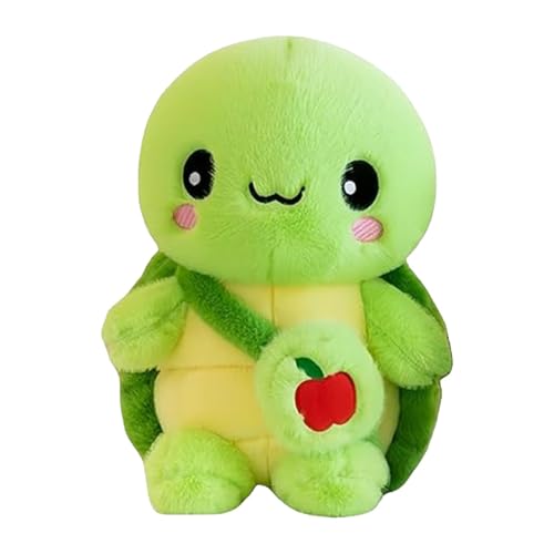 Vriusi Plüschtier Turtle, bequem, Turtle Puppe, niedliche Turtle Hugging Puppe, Turtle, Plüsch, dekoratives Plüschpuppe, Plüsch-Spielzeug für Kinder, Plüsch für und Mädchen, getuftetes Tier von Vriusi