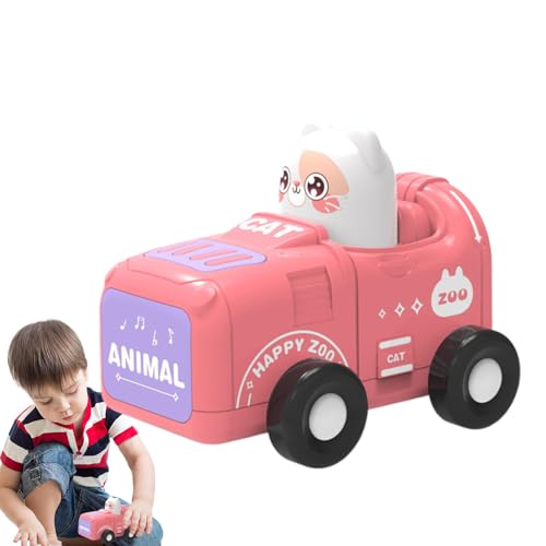 Vriusi Press and Go Car Toys, Toddler Car Toy, Inertia Toy Vehicles, Cartoon Animal Racing Car, Friction Car Toys, Toddler Car For 1-3 Years, Toy Car For Boys And Girls, Press And Go Vehicles, Non-Bat von Vriusi