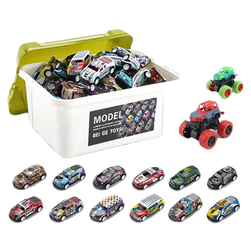 Vriusi Pull Back Car For Kids Alloy Race Car Toy Inertia Toy Car Model Multi-purpose Pull Back Car Kids Racing Toy Outdoor Car Toy Educational Toy Car Durable Toy Car for Children von Vriusi