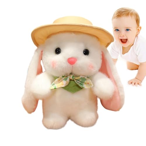 Vriusi Rabbit Stuffed Animal, Soft Rabbit Doll, Cozy Bunny Plush Pillow, Cute Soft Plush Rabbit Plushie, Stuffed Toys Doll for Children, Perfect Cuddle Buddy for Kids, Bedroom Decor von Vriusi