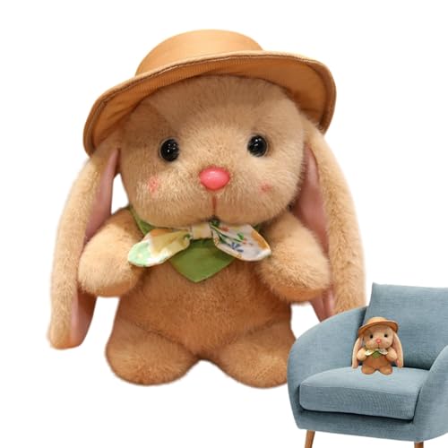 Vriusi Rabbit Stuffed Animal, Soft Rabbit Doll, Cozy Bunny Plush Pillow, Cute Soft Plush Rabbit Plushie, Stuffed Toys Doll for Children, Perfect Cuddle Buddy for Kids, Bedroom Decor von Vriusi