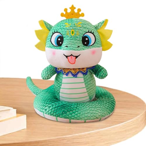 Vriusi Snake Stuffed Animal | Chinese Year of The Snake Stuffed Pillow | Snake Mascot Plush Toy, Decorative Stuffed Animal for Tables, Sofas, Bookshelves, Display Cabinets, Beds, Lucky Decor von Vriusi