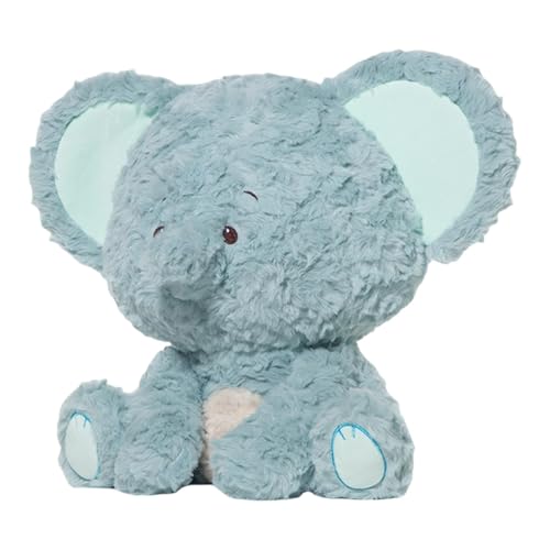 Vriusi Stuffed Elephant Plüschtier, Huggable Elefant Pillow, Soft Elephant Stuffed Animal, Plüsch-Elefant Spielzeug für Kinder, Little Elephant Collection, Elephant Plush for, Cuddly Elephant Toy, von Vriusi