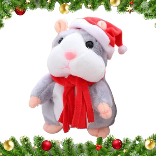 Vriusi Talking Hamster, Plush Animal Doll, Talking Hamster Toy, Sound Record Hamster, Mimicry Hamster Toy, Interactive Talking Hamster, Plush Talking Pet, Hamster Repeats What You Say, Talking Pet Pl von Vriusi