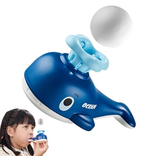 Vriusi Whale Blow Ball Toy, Kids Breathing Trainer, Lung Capacity Trainer für Kinder, Oral Muscle Toy for Children, Floating Blow Ball Game, Fun Breath Training Toy, Whale-Themed Kids Toy, Respirato von Vriusi