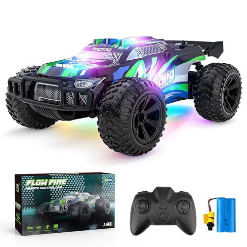 Vrxeqi Ferngesteuertes Auto ab 6 7 8 9 10 Jahre Kinderspielzeug RC Offroad Car Spielzeug mit Fernbedienung Schnell 15KM/H Geburtstag Weihnachten Geschenk Kinder Junge Mädchen Indoor Outdoor Spiel von Vrxeqi