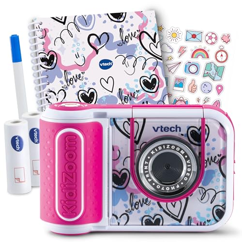 KidiZoom Print Cam Scrapbook Bundle pink - Kreative Kamera, die Bilder direkt ausdrucken kann - Inkl. Scrapbook, Stickern, Stift und Druckerpapier KidiZoom Print Cam Scrapbook Bundle pink - Kreative Kamera, die Bilder direkt ausdrucken kann - Inkl. Scrapbook, Stickern, Stift und Druckerpapier von Vtech