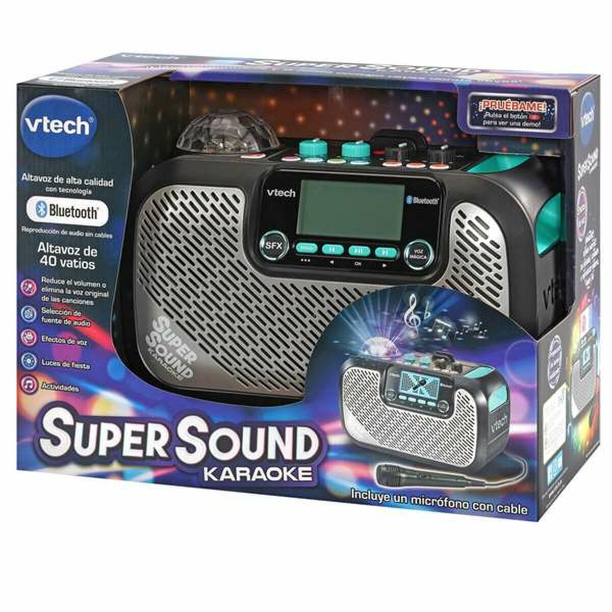 Lautsprecher mit Karaoke Mikrofon Vtech Super Sound Lautsprecher mit Karaoke Mikrofon Vtech Super Sound von Vtech