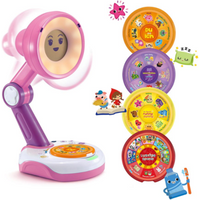 VTECH 80-546254 Funny Sunny, die interaktive Lampen-Freundin pink von Vtech