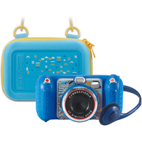 VTECH80-520092 Digitalkamera KidiZoom Duo Pro blau mit Tragetasche von Vtech