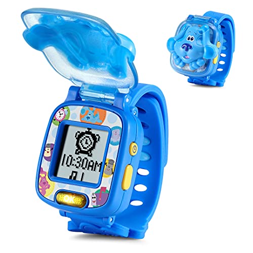 VTech 123-611722 Tracks von Blue und Sie Lernuhr, Lernspielzeug für Kinder + 3 Jahre, Originalstimmen der Serie, Blau, ESP-Version (3480-611722), único von Vtech