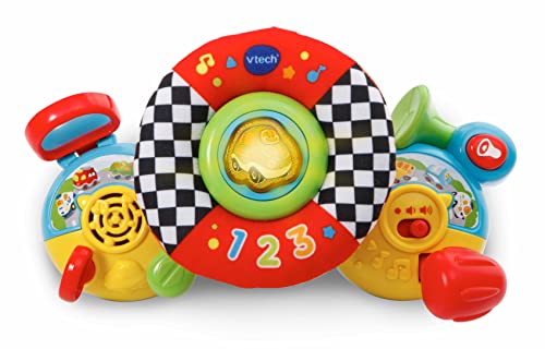 VTech 192503 Toot Toot Drivers Baby Driver, Interactive Pushchair Toy, Role-Play Toy with Sounds and Music, Suitable for Aged 3 - 24 Months, 21.0 cm*10.5 cm*26.5 cm von Vtech