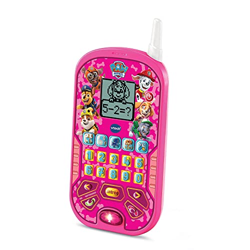 VTech Paw Patrol – Das Lern-Smartphone, Rosa, interaktives Spielzeug – 3/7 Jahre – Version FR, Kinder von Vtech