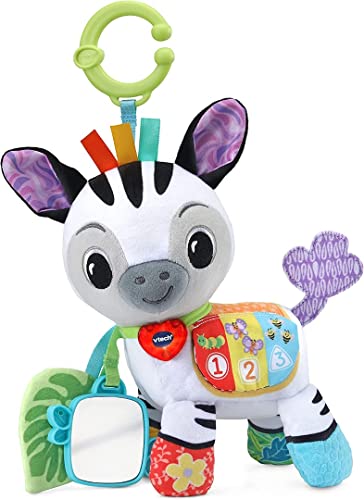 VTech 550803 Weiches Zebra für unterwegs, Mehrfarbig von Vtech