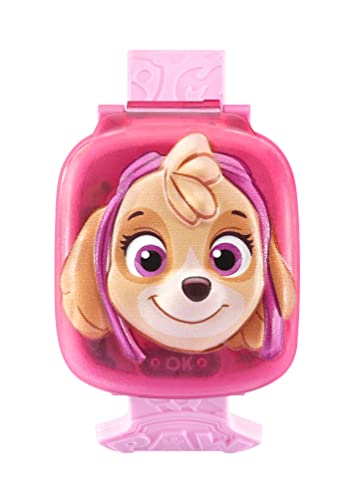 VTech PAW Patrol Lernuhr Skye Offizielles Paw Patrol Spielzeug Kleinkind Uhr mit Stoppuhr, Timer, Alarm & Spiele, Lerngeschenk für 3 4 5 6+ Jahre Englische Version von Vtech