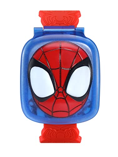 VTech Spidey and His Amazing Friends - Spidey Lernuhr Offizielles Spidey Spielzeug Kleinkind Uhr mit Stoppuhr Timer Alarm Spiele Lerngeschenk für 3 4 5 6+ Jahre Englische Version von Vtech