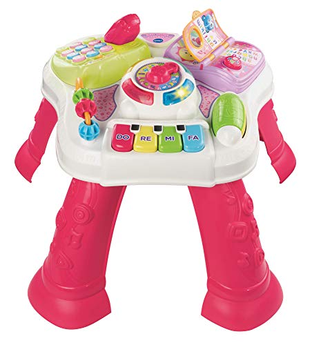 VTech 80-148083 Spiel-und Lerntisch, rosa, Rose von Vtech