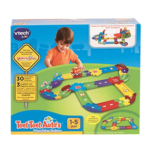 VTech 80-148123 Toet Wagen Auto Spur Deluxe (In Holländisch), One Size von Vtech