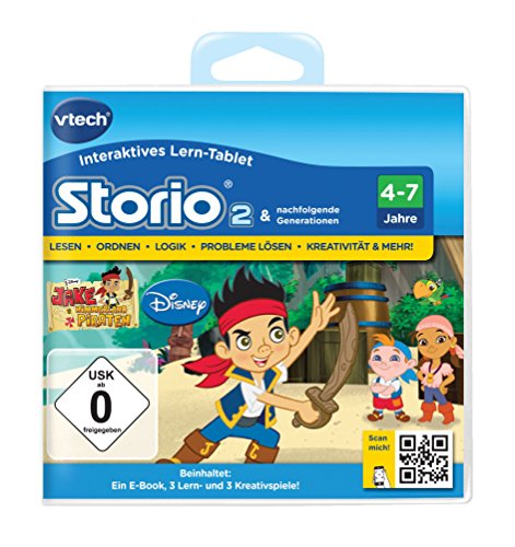 VTech 80-231604 - Lernspiel Jake und die Nimmerland Piraten (Storio 2, Storio 3S) von Vtech