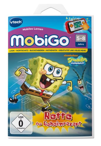 Vtech 80-251504 - MobiGo Lernspiel Spongebob Schwammkopf von Vtech