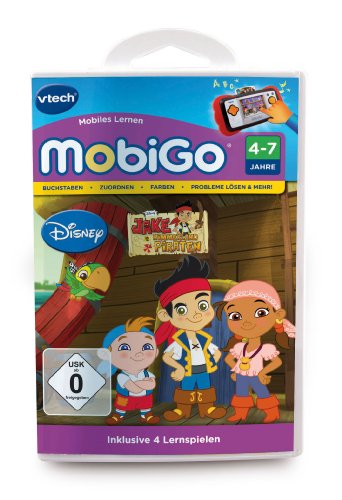 Vtech 80-252804 - MobiGo Lernspiel, Jake und die Nimmerland Piraten von Vtech