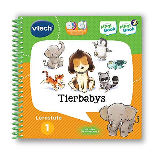 VTech 80-480004 Lernstufe 1 - Tierbabys Magibook; Lernbuch; Lernbücher von Vtech