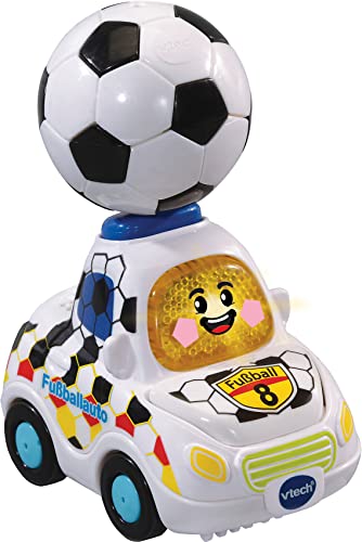 VTech 80-514184 TUT Baby Flitzer - Special Edition Fußballauto Babyspielzeug, Weiß von Vtech