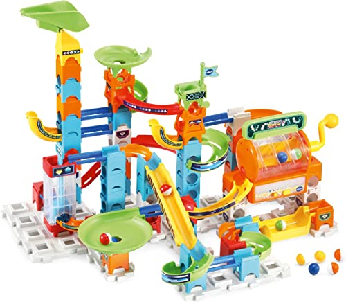 VTech Marble Rush Super Action Set Electronic L100E - Pädagogisches Spielzeug - mit Licht- und Soundeffekten - 4-8 Jahre von Vtech