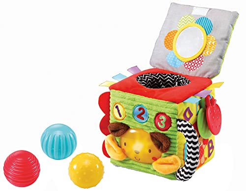 VTech 80-528204 Bär 1-2-3 Kuschelwürfel Babyspielzeug, bunt, Zentimeter von Vtech