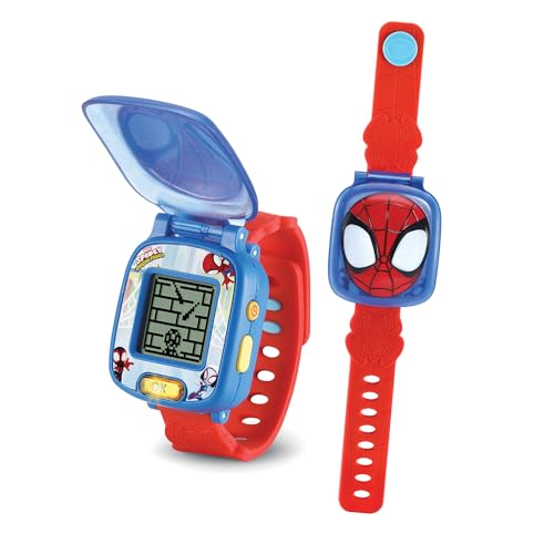 VTech - Lernuhr, Spidey und Sein Superteam, Spielzeug für Kinder ab 3 Jahren, ESP-Version von Vtech