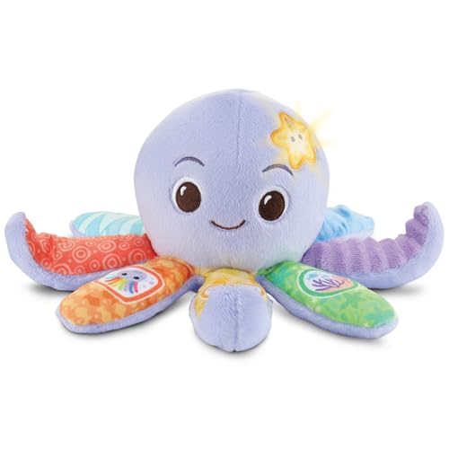 Vtech Baby - Babys Plüsch-Oktopus – Sensorisches Kuschelspielzeug zur Förderung der Wahrnehmung – Für Babys von 3-36 Monaten von Vtech