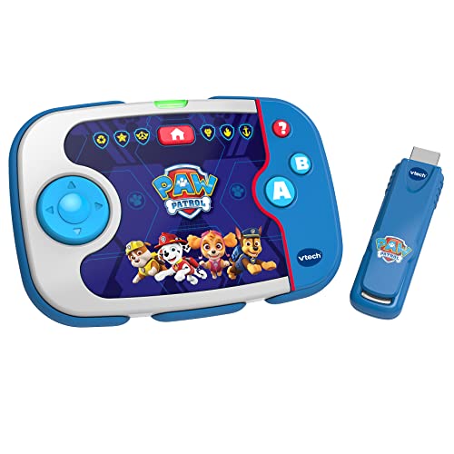 VTech 80-616022 Patrulla Canina al rescate V.Smile New Generation Paw Patrol Lernspielzeug für Kinder ab 3 Jahren, ESP-Version, Mehrfarbig, único von Vtech