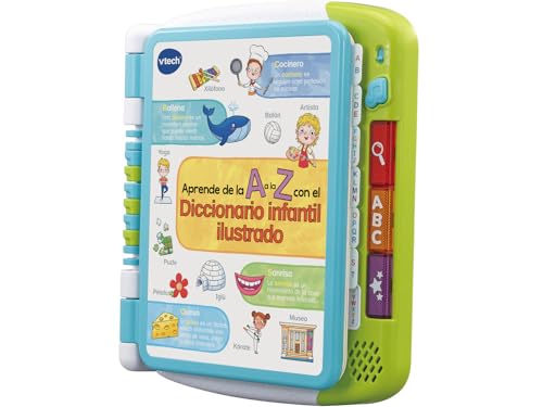 VTech Animales 3480-614422 Hause, illustriertes Wörterbuch für Kinder ab 3 Jahren, über 200 Wörter zum Lernen spanische Version, Mehrfarbig, M von Vtech