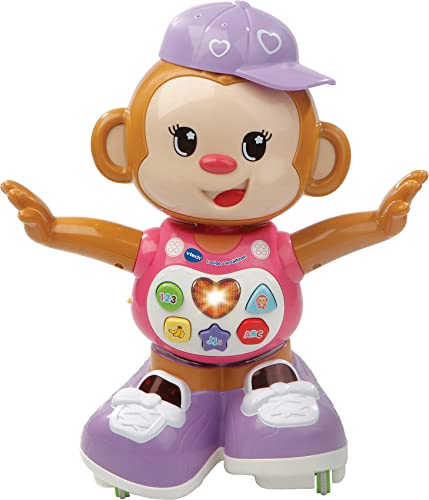 VTech 80-505954 Lustiges Tanzaeffchen Pink Babyspielzeug von Vtech