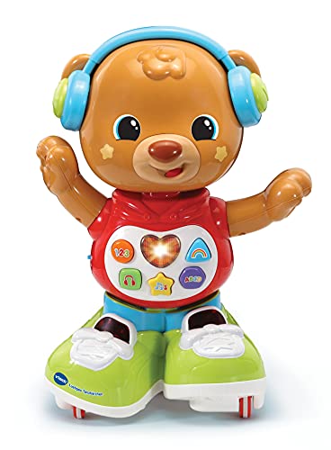 Vtech Baby Lustiges Tanzbärchen – Interaktiver, motorisierter Bär zum Krabbeln, Tanzen und hinterherlaufen – Mit Musik und Lerninhalten – Für Kinder von 12-36 Monaten von Vtech