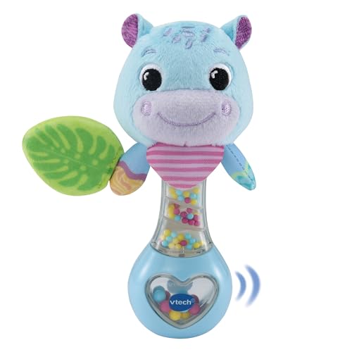 VTech - Babys Hippo-Rassel - Lustige Rassel - Für Kinder von 3-24 Monaten von Vtech