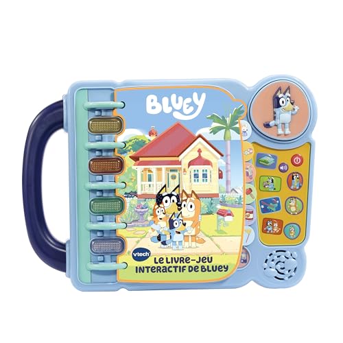 VTech — Bluey — Mein interaktives Buch, Lehrbuch für Kinder, Bluey Toy — 3/7 Jahre alt — Version FR von Vtech