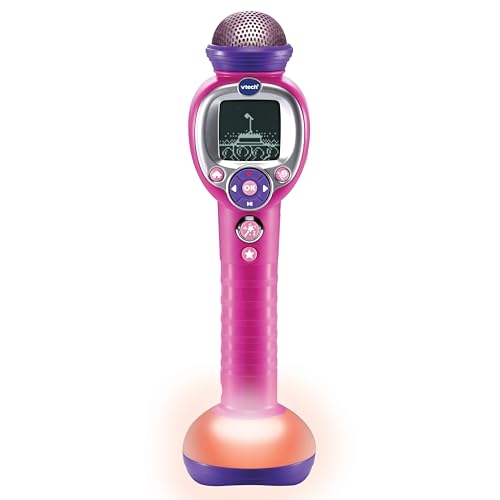 VTech Kidi Superstar Dance, tragbares 8-in-1-Mikrofon mit interaktivem Display, Karaoke, für Kinder, Lernen, Gesang, Spiele, Licht- und Soundeffekte, Geschenk für Kinder ab 6 Jahren, ESP-Version VTech Kidi Superstar Dance, tragbares 8-in-1-Mikrofon mit interaktivem Display, Karaoke, für Kinder, Lernen, Gesang, Spiele, Licht- und Soundeffekte, Geschenk für Kinder ab 6 Jahren, ESP-Version von Vtech