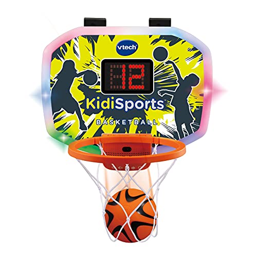 Vtech KidiSports Basketball – Interaktiver Basketballkorb inkl. Ball für das Kinderzimmer mit Bewegungssensor und Punktezähler – Für Kinder von 3-8 Jahren von Vtech