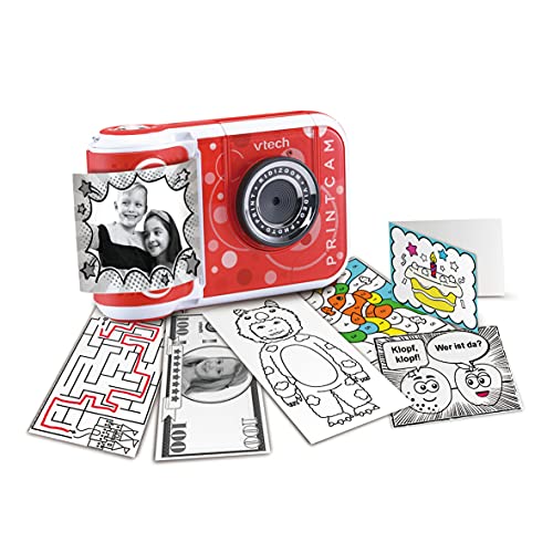 Vtech KidiZoom Print Cam – Sofortbild-Kinderkamera mit Druckfunktion, Selfie- und Videofunktion, Effekten, Spielen u. v. m. – Für Kinder von 4-12 Jahren von Vtech