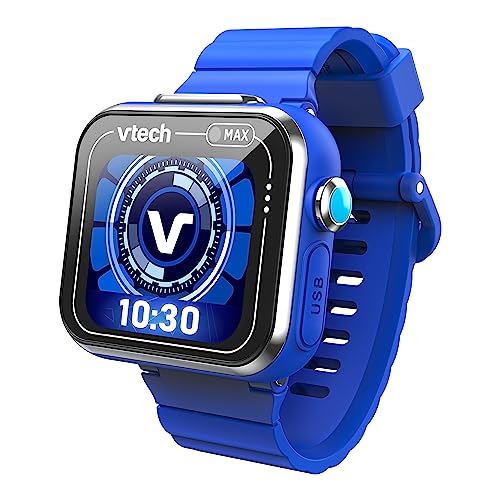 VTech KidiZoom Smart Watch MAX in Blau – Kinderuhr mit Duokamera für Fotos und Videos, zahlreichen Spielen, abwechslungsreichen Funktionen u. v m. – Für Kinder von 5-12 Jahren von Vtech