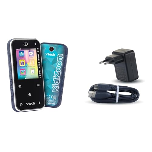 VTech KidiZoom Snap Touch – Kinderkamera im Smartphone-Format mit Touchscreen – Für Kinder von 6-12 Jahren + VTech USB-C Netzadapter VTech KidiZoom Snap Touch – Kinderkamera im Smartphone-Format mit Touchscreen – Für Kinder von 6-12 Jahren + VTech USB-C Netzadapter von Vtech