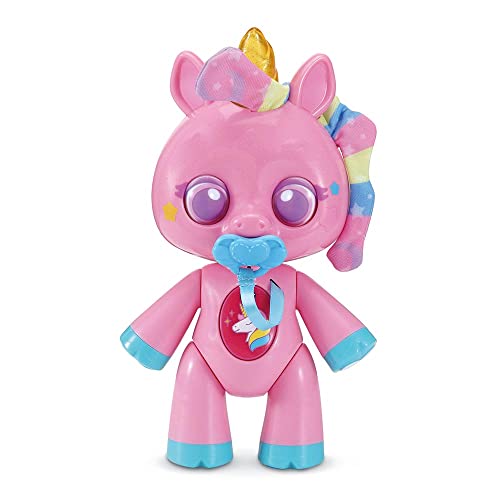 VTech - Lovelies – Emmy, Meine magische Einhorn-Puppe – Spielzeug Einhorn Rosa mit Tasche – 3/8 Jahre – Version FR 518155, Mehrfarbig von Vtech