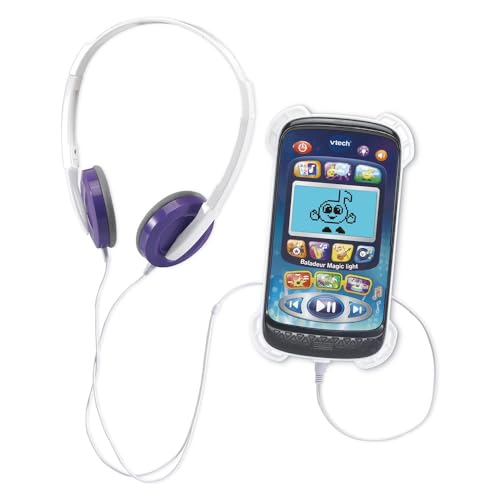 VTech - Magic Light, Musik-Player für Kinder mit Kopfhörer, Hintergrundbeleuchtung, Lichteffekte, Musik und Lernspiele, Geschenk für Kinder von 3 Jahren bis 6 Jahren VTech - Magic Light, Musik-Player für Kinder mit Kopfhörer, Hintergrundbeleuchtung, Lichteffekte, Musik und Lernspiele, Geschenk für Kinder von 3 Jahren bis 6 Jahren von Vtech