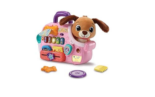 VTech Mein Hund, interaktives Plüschtier mit interaktiver Transporttasche, 6 Zubehörteile, 2 Modi, automatische Abschaltung, italienische Sprache, Batterien im Lieferumfang enthalten, 12-36 Monate VTech Mein Hund, interaktives Plüschtier mit interaktiver Transporttasche, 6 Zubehörteile, 2 Modi, automatische Abschaltung, italienische Sprache, Batterien im Lieferumfang enthalten, 12-36 Monate von Vtech