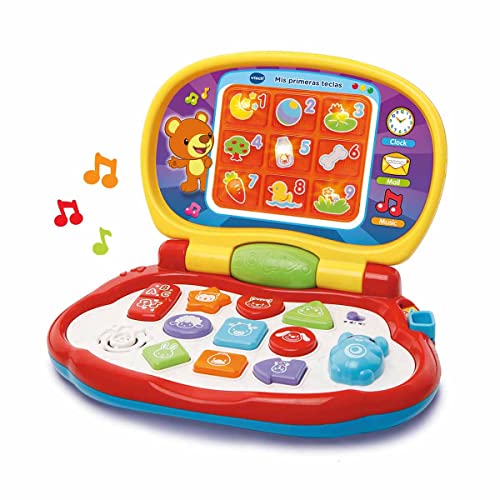 VTech - Meine ersten Tasten für Kinder mit drei Spielmodi, die Tiere, Farben, Formen und Musik beibringen, mehrfarbig (3480-191222) von Vtech