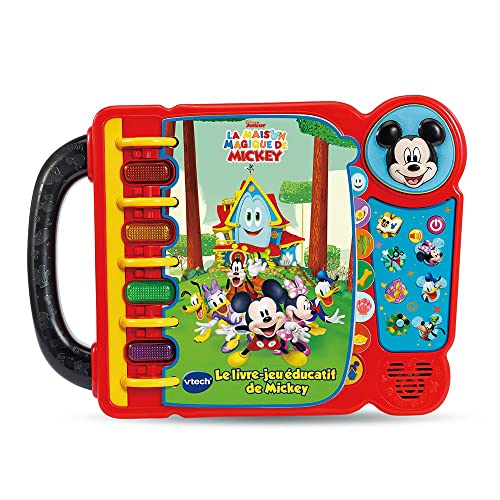 VTech Micky Maus Lernbuch, Lernbuch für Kinder, Buch Mickey – 3 bis 7 Jahre – Version FR von Vtech