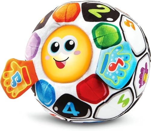 VTech My 1st Football Friend, Fußball Spielzeug für sensorisches Spielen, Interaktives Spielzeug, Lernspielzeug mit Lernspielen, geeignetes Geschenk für Jungen und Mädchen im Alter von 1 2 3 Jahren VTech My 1st Football Friend, Fußball Spielzeug für sensorisches Spielen, Interaktives Spielzeug, Lernspielzeug mit Lernspielen, geeignetes Geschenk für Jungen und Mädchen im Alter von 1 2 3 Jahren von Vtech