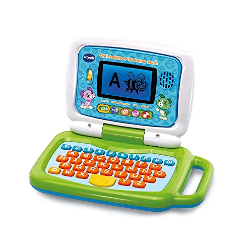 VTech - Ordi-P'tit Genius Touch Green Tablet - Kindercomputer, Lern-Tablet - 2/6 Jahre - französische VERSION von Vtech