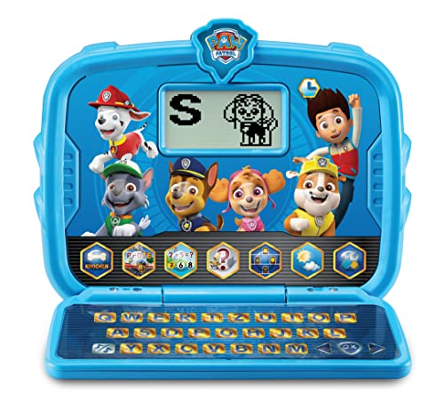 VTech PAW Patrol Lernlaptop – Lerncomputer mit den Originalstimmen der PAW Patrol und Spielen zum Lernen von Buchstaben, Zahlen, Logik u. v. m. - Für Kinder von 3-6 Jahren von Vtech